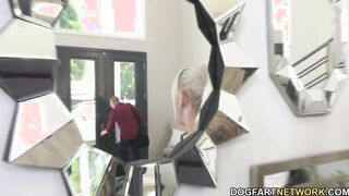 Karma Rx can't resist to a bbc while cuckold just watching