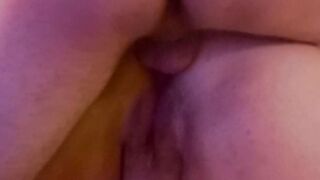 I screwed my fiance into the butt and cum into her#2