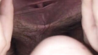 Dark Haired finger fucks fat dwarf on the couch