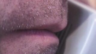Panty hose wearing hoe loves feather duster tickling
