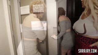 Phat Assed MILFs Sara Jay and Karen Fisher Share 19 Year Old Penis!