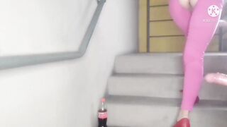 Fucked my jeans! Dancer breaks them to shove his huge
