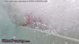 Flashing my cunt into front of a young boy inside