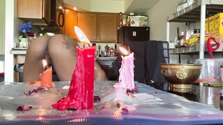oishiitheebrat~Slim thick african bratty twerking and play