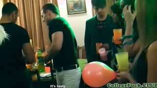 Cocksucking college coeds sucking off dick