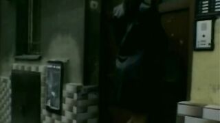 Kinky blonde whore pounded by big african penis