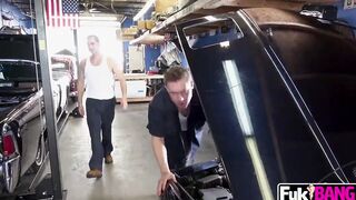 Rose Monroe, Brandi Cutie, Ariella Ferrera Fucked Workshop Worker