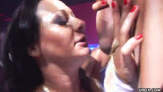 Bae Sandra Romain is having anal sex while blowing cock