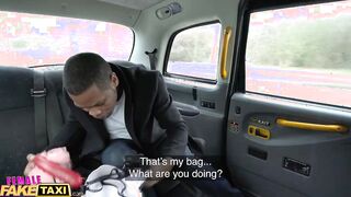 Female Fake Taxi Long Breasted Sofia Lee is Caught with Dildos