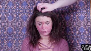 Youthful apologetic BONDAGE slave throat screwed by master