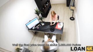 LOAN4K. Sluts is desperate and the loan manager decides to