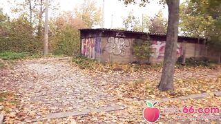 Old milf Crazy Priscilla bangs random young bro into outside!