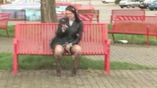 Maybelles Orgasmus im Bumsbus