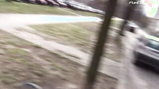 Mit dem Bumsbus und geile Braeute abgeschleppt