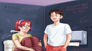 SummertimeSaga - Jerking Off Into Bathroom Stall With Gf E1