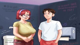 SummertimeSaga - Jerking Off Into Bathroom Stall With Gf E1