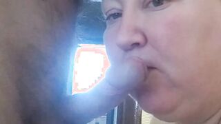 first bj from mother-into-law and cum on jugs #2
