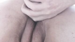 screwed a fat woman inside the snatch close-up and cum inside it #2