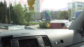 Barbaras Orgasmus im Bumsbus