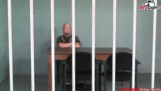 Silicone porn video – Big Titted ebony haired lawyer fucks with a prisoner into the