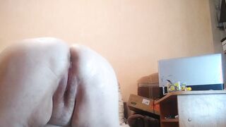 fuck with sex toys and cock into the booty close-up watch three