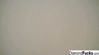 Diamond Decides To Got Soak And Wild Inside The Shower