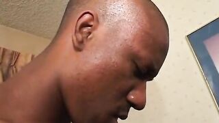 African hooker gets her vagina slammed on couch