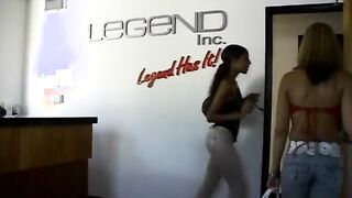 Sensual bro hired lovers black models to record their lesbi