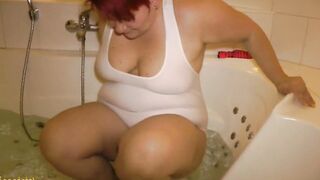 Annadevot - Into the white SWIMSUIT inside WHIRLPOOL