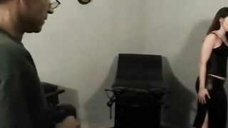 Dude moans while his GF teaches him a lesson