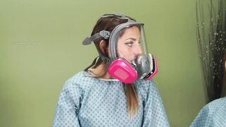 Scarlett Has a Medical Bondage and two Girls Try on