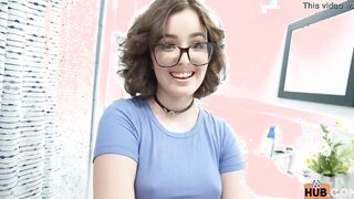 Freaky Stepsister Leana Lovings Wants her Bros Penis Badly