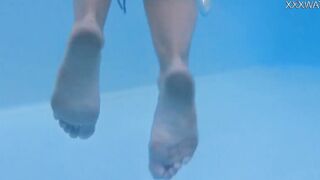 Hottest Russian pornstar Anastasia Ocean underwater