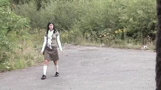 Outdoors Renata and Nigelr anal 3 way with double