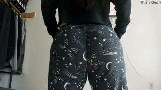 Cougar Twerking Her Fat Booty Wedgie