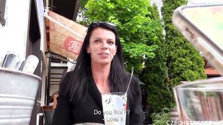 CzechStreets - Cougar walking inside outdoor with toy