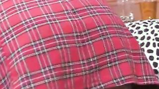 Lusty Sindee gets boned rough on couch by 2 men