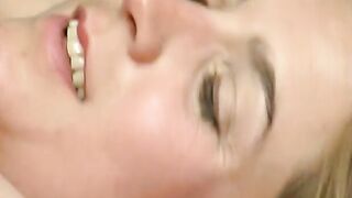 Beauty blonde into tights gets her booty drilled by a hunk