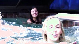 Cutie Step Cougar Seduce Huge natural Tit Daughter to Lesbo Sex