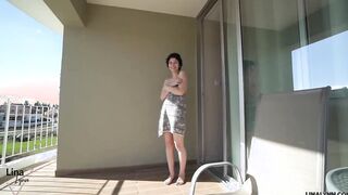 TOO DIRTY FOR THE HOLIDAY ??! LinaLynn's FIRST TIME PUBLIC