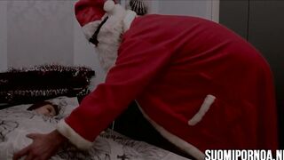 Finnish 18yo anal groupsex sex party - xmas - christmas threesome