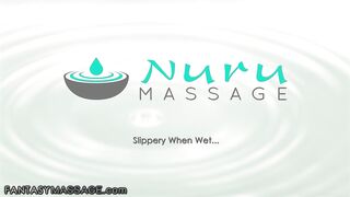 FantasyMassage Stepmom Strongly Tastes Step-Daughter Oiled Cunt