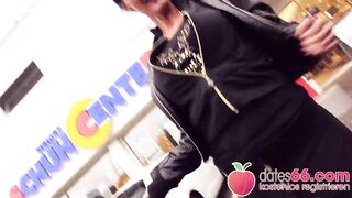 SEXSUAL German Goth hoe Sidney Dark throating some dick before