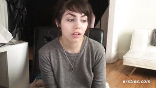 Sweet Sloan Fucks That Unshaved Vagina with Sex Toy
