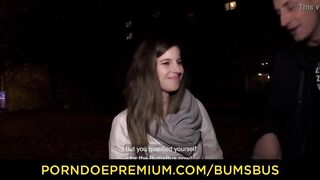 BUMS BUS - Adorable big tit German newbie Vanda Angel picked