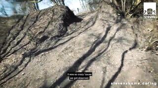 LULLU GUN gets fuck by Jason inside an abandoned railway