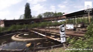 LULLU GUN gets fuck by Jason inside an abandoned railway