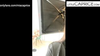 Behind the scenes, Mia Julia got plowed & Little Caprice
