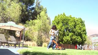 mom Gets Help With Her Yard - Reagan Foxx
