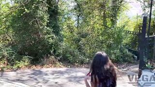 Cumming on my little stepsister's butt